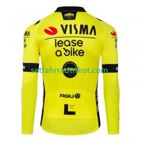 Visma Lease A Bike Radtrikot Langarm 2024